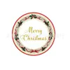 Nueva Decoración de Fiesta Navideña Temática Transfronteriza Árbol de Navidad Retro Plato de Papel Vaso de Papel Servilleta Vajilla Desechable