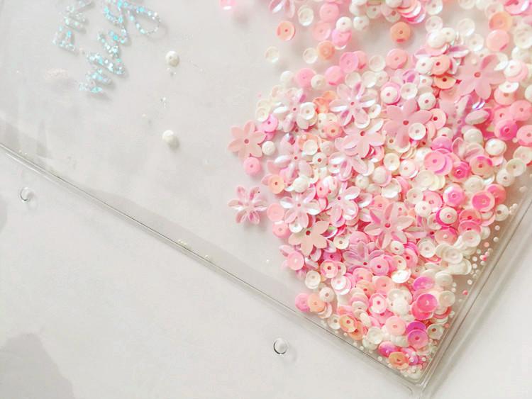 镭射PVC亮片书皮 PVC活页壳手帐本封面书套 流沙书皮亮片