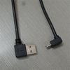 Fábrica em estoque atacado cabo de dados mini cabo de dados USB-A macho cotovelo-MINI 5p cotovelo cabo de dados