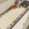 Tapete Drenante para Bancada de Cozinha Tapete Absorvente de Terra de Diatomáceas Jogo Americano para Louça Tigela Prato Tapete Barreira de Água para Bancada de Fogão Pia