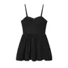 Venta Caliente Transfronteriza de AliExpress Nuevas Llegadas Primavera 2026 Color Sólido Ribete de Encaje Bandeau Americano Sin Tirantes Cintura Moldeadora Falda Voluminosa