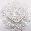 Arcilla Polimérica Luminosa Multicolor con Purpurina Estilo Hada Mixto Decoraciones para Uñas Rellenos de Arena Fluida para Uñas Portátiles DIY
