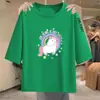 Ropa de maternidad con descuento de comercio exterior transfronterizo, camiseta de manga tres cuartos básica de verano de talla grande que reduce la edad, camiseta holgada de manga corta, versátil