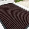 Alfombra Antideslizante Felpudo de Doble Raya Felpudo para Puerta de Entrada Felpudo de PVC Resistente a la Suciedad para Pasillo Hotel Felpudo Comercial para Puerta