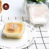 Taza de papel de aluminio de 100 ml, caja para pastel cuadrada, molde para hornear, taza para hornear, caja de embalaje para banji de nieve mei Niang