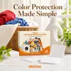 Folhas de Proteção de Cor JAKEHOE para Roupas - Cuidado Diário Suave para Roupas e Tecidos, Previne o Desbotamento e a Mistura de Cores, Folhas de Lavanderia