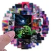 60 pulgadas ola de vapor viento psicodélico explosión tendencia pegatinas de grafiti decoración diy teléfono móvil pegatinas para patineta al por mayor