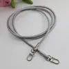 Bolso redondo de cuerda de cuero hecho a mano con todo tipo de accesorios para bolso DIY correa de mano funda para teléfono móvil correa de hombro correa de hombro correa cruzada para el brazo