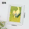 Ímã de Geladeira Placa de Exibição de Preço em Acrílico Transparente Parede de Memórias Porta-Retrato Magnético Parede de Fotos Polaroid