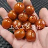 Cuentas de barril de ámbar sintético, cuentas sueltas, cuentas redondas de ámbar sintético, accesorios para pulseras y collares DIY, venta al por mayor de cuentas