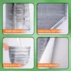 Bolsa Térmica para Llevar con Cinta Autoadhesiva, Bolsa Desechable de Papel de Aluminio Aislante e Impermeable para Empaque de Barbacoa, Mariscos, Entrega Refrigerada
