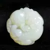 Colgante de Guanyin de Jade Blanco Grado Hetian Xinjiang, Colgante de Jade, Placa de Jade, Adorno de Jade, Colgante de Guanyin de Jade Afgano