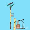 Luminárias de Rua Paisagísticas Personalizadas Não Padronizadas, Fornecimento Direto de Fábrica, Luminárias para Estradas Municipais, Estradas Principais, Luminárias de Rua Solares com Características Étnicas