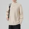 Comercio exterior transfronterizo otoño e invierno nuevo suéter de punto para hombre 2024 otoño e invierno nuevo moda tendencia cuello redondo suéter hombre