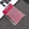 Cepillo para Pestañas con Mango de Cristal, Peine para Pestañas con Mango Sólido, Cepillo Espiral para Cejas, Paquete de 50, Herramienta Rizadora de Pestañas, Multicolor