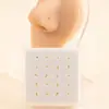 Piercing de nariz em formato de grãos de ouro e prata estilo europeu e americano, argola de nariz simples e fashion, senso de alta qualidade, adornos de nariz da moda personality cool para homens e mulheres