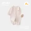 Roupas para Bebê Recém-Nascido, Macacão de Bebê Classe A, Roupa de Ar Condicionado para Bebês no Verão, Macacão Macio e Fresco com Fechamento no Gancho