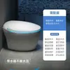 Iluminación ambiental envolvente inodoro inteligente con forma de huevo totalmente automático integrado sin restricciones de presión de agua para uso doméstico