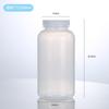 Frasco de reactivo de boca ancha de PP resistente a altas temperaturas 1000 ml Frasco de muestreo de laboratorio Frasco dispensador de químicos Frasco para líquidos Tapa de rosca de PP