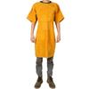 Roupa Protetora para Soldador Couro Anti-escaldante Roupa de Trabalho para Solda Elétrica Alta Temperatura Anti-radiação Avental de Couro Isolamento Térmico Roupa de Proteção