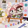 20*20 Desenho Animado Pintura a Óleo Digital DIY Colorir Pintura Decorativa Genshin Flor Pintura a Óleo Pintura a Óleo Digital Infantil Atacado
