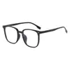 Gafas de prescripción cuadradas a la moda con filtro de luz azul para hombre, adecuadas para caras grandes, efecto adelgazante, monturas de gafas retro de celebridad de internet para mujer