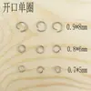 Aço Titânio Aço Inoxidável Fecho Lagosta Argola Aberta Fecho OT Corrente Extensora Acessório para Pulseira Colar DIY Material Estilo Chinês