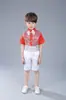 Traje de Coro Infantil 1 de Junio Pantalones con Tirantes para Niño Traje de Vestido con Lentejuelas Traje de Recitación de Poesía Infantil