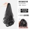Peruca de rabo de cavalo feminina, grampo tipo grampo, cabelo falso, alto, natural, fofo, longo, cacheado, tranças falsas, adicione ondas grandes