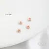 Accesorios Espaciadores de Oro de 14K Chapado en Cobre Hechos a Mano DIY Collar de Cuentas Pulsera Espaciador de Cuenta Suelta Joyería con Material de Cuenta
