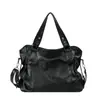 Bolsa de comércio exterior feminina 2026 outono novo versão coreana bolsa de mão de grande capacidade bolsa de ombro transversal casual simples
