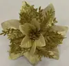Nuevas Decoraciones Navideñas, Guirnaldas de Corona con Flores y Hiedra Dorada con Brillo, Flores Navideñas para Puertas y Ventanas, Venta al por Mayor de Fabricantes