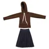 Muñeca de hojas muñeca babi 60cm juguete ropa de baño Ropa deportiva vestido con capucha disfraz regalo para niños bebé