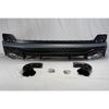 Adequado para modificação de difusor traseiro Audi Q3 RSQ3 cupê colmeia dupla saída difusor traseiro Q3SPORT BACK dedicado