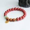 Pulseira de Cinábrio de Guan Yu Pulseira com Pingente de Sândalo Imperial Fortuna Tendência Nacional Atacado de Fábrica Transmissão ao Vivo Dropshipping S3081004