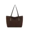 Bolso de felpa para mujer, nueva colección otoño/invierno 2026, bolso de hombro esponjoso, gran capacidad, material suave, adecuado para ir al trabajo, bolso tote