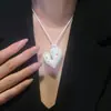 Ins dulce genial Espina amor enredadera cinta collar con colgante de perla nuevo moda europea y americana cadena clavicular para chica hot femenina