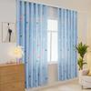 Cortina instalación sin perforaciones partición de habitación de alquiler tela simple para sombrear dormitorio sala de estar ventana pequeña juego de barra telescópica