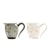 Nuevo Juego de Té de Vidrio Resistente al Calor con Patrón de Bambú Dorado y Plateado Estilo Chino, Taza de Ceremonia, Separador de Té, Tetera Transparente