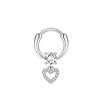 Estilo Europeo y Americano Mariposa con Goteo de Aceite Aro para la Nariz Sin Costura al por Mayor Acero Inoxidable Transfronterizo de Venta Caliente Set Joyería Piercing Septum Nariz