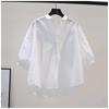 Camisa Femenina Fresca y Artística con Mangas 7/8, Camisa Casual, Nuevo Versátil y Elegante Top de Verano 2026