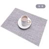 Ningxin Jogo Americano Simples Transfronteiriço Tapete Isolante Térmico Antiderrapante Lavável Jogo Americano Ocidental Jogo Americano Ocidental Tecido Criptografado Doméstico