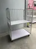 Carrito de Volteo para Fábrica de Ropa, Carretilla de Mano, Carrito para Tela, Carrito Jaula, Carrito con Reja, Carrito para Materiales, Carro de Empuje