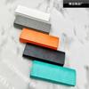 Estuche para Gafas Casual para Hombres y Mujeres Estuche para Gafas Ópticas Anti-Presión Portátil Estuche para Gafas de Miopía Caja Cuadrada con Espejo