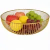 Cesta de Frutas Ins Escandinava de Hierro Moderna Creativa para Cocina, Verduras, Drenaje, Hogar, Sala de Estar, Plato para Snacks y Frutas