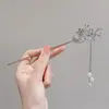 Accesorio de horquilla moderno minimalista de estilo antiguo, nueva horquilla con borla estilo chino 2026, horquilla fresca y elegante de estilo nacional
