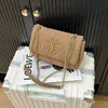 Bolso Pequeño de Alta Gama para Mujer 2025 Cadena Retro Acolchado Elegante Pequeño Fragancia Versátil Yangshulin Hombro Cruzado