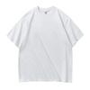 Camiseta de manga curta estampada simples e moderna estilo americano, nicho de verão, camisa casual de algodão pesado para homens