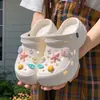 Zuecos de Eva con Punta Cerrada para Uso en Exteriores, Zuecos de Playa para Mujer, Sandalias de Suela Gruesa, Chanclas Deportivas para Sesión de Fotos de Viaje