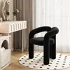 Silla de Maquillaje para el Hogar Estilo Crema Minimalista Moderna para Dormitorio Sala de Estar Taburete de Maquillaje de Alta Gama Lujo Ligero Taburete de Tocador de Ocio